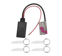 32Pin Car Bluetooth AUX Adapter for A4 A6 R8 RNS-E, Wireless o Receiver Hands-Free Calling Plug and Play 12V
