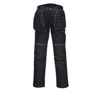 (32R, Black) Portwest Unisex Adult Padded Work Trousers
