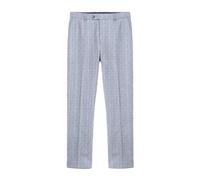 (32R, Grey) Lambretta Mens George Pow Check Suit Trousers