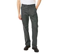 (32R, Grey) Lee Cooper Mens Plain Cargo Trousers