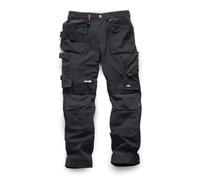 (32S, Black) Scruffs Mens Pro Flex Plus Holster Pocket Trousers
