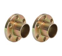 32T Rear Axle Brake Disc Sprocket Mount, 32mm Rustproof for ATV Go Kart Quad Bike with Steel Alloy Material, 6 Bolt Fixing, Very Suitable for DIY