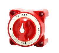 32V 350A 2 Battery Disconnect Switches AFD 4 Position Isolator Rotary Switch for Marine Boat Truck RV