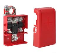 32V 400A Automotive Quick-Release Fuse, Battery Dispenser Terminal Clip Connector, Fast Power Disconnect, Secure Connection (Red)