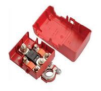 32V 400A Car Fused Battery Distribution Terminal Connector Quick Release Clamps for Car Accessories (Red)