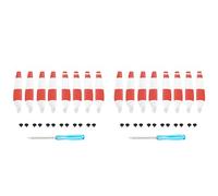 32x/16x Propellers For DJI Mini 3 Pro/Mini 4 Pro Replacement Prop Blades Low Noise for DJI Mini 3 Pro Drone Accessories Screws & Screwdrivers 6030F Colour Tips (16x Red and White)