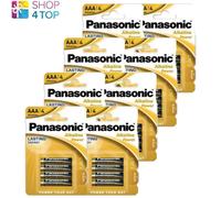 32x Panasonic Alkaline Power AAA LR03 1.5V Batteries Bulk Pack