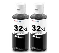 32XL Ink Refill Bottles, Compatible with HP Smart Tank Printer 5105 5106 5107 5108 7000 7005 7006 7305 7306 7605, 310 315 410 415 Series and More (165ML 32XL Black)