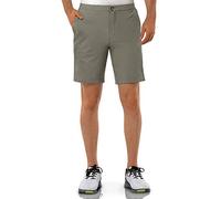33,000ft Men's Golf Shorts Quick Dry Stretch Hiking Short Anti-UV 1/2 Trousers Classic-Fit 9" Summer Casual Short with Zip Pockets Gray Green 30W/9L