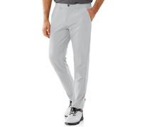 33,000ft Men's Golf Trousers Lightweight Golf Pants Stretch Quick Dry Breathable Work Causual Pants for Golfing with Pockets Silver Grey 36W*30L