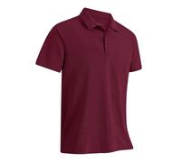 33,000ft Men's Polo Shirt Short Sleeve T-Shirt Golf Polo Moisture Wicking Quick Dry Polos Outdoor Sports Athletic Tennis Performance Breathable T-Shirt for Tennis Work Dark Red(Nylon Spandex) S