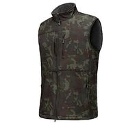 33,000ft Mens Softshell Gilet Activewear Vests Windproof Fleece Lined Outerwear Zipped Pockets Sleeveless Softshell Jacket for Leisure, Golf, Travelling Camouflage XXL