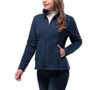 33,000ft Womens Fleece Jackets Ladies Lightweight Warm Full Zip Coat Breathable Microfleece Ladies Sweater Casual Long Sleeve, Ideal for Travelling Outdoor Sport Midnight BLue XL