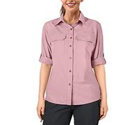 33,000ft Women's Hiking Shirts UPF50+ UV Protection Outdoor Shirt Quick Drying Casual Shirt Long Sleeve Functional Shirt Fishing Shirt for Walking Safari Travel Golf Rose S