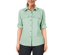 33,000ft Women's Hiking Shirts UPF50+ UV Protection Outdoor Shirt Quick Drying Casual Shirt Long Sleeve Functional Shirt Fishing Shirt for Walking Safari Travel Golf Mint Green 3XL