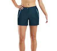 33,000ft Women's Hiking Shorts Quick Dry 5" Cargo Shorts Stretch Lightweight Summer UPF50+ Shorts for Golf, Camping, Traveling, Running China Blue & Blue 14