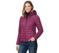 33,000ft Women's Lightweight Puffer Jacket Water Repellent Warm Packable Quilted Coat with Hood Ladies Transitional Padded Lined Jacket for Hiking Climbing Purple XS