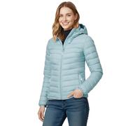 33,000ft Women's Lightweight Puffer Jacket Water Repellent Warm Packable Quilted Coat with Hood Ladies Transitional Padded Lined Jacket for Hiking Climbing Light Aqua Green XS