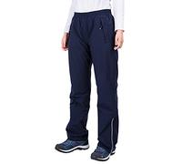 33,000ft Women's Waterproof Trousers Lightweight Rain Overtrousers Ladies Mesh Lined Windproof Rain Pants for Outdoor Fishing Hiking Rainwear Long Leg Navy Blue 16