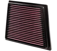 33-2955 K&N Air Filter fit FORD FIESTA L4-1.25L F/I, 2008-2017