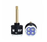 33/35/37mm Shower Faucet Cartridge Replacement, 5-Way Ceramic Faucet Cartridge for Single Dual Handles Shower Faucet, 3-Way Shower Cartridge, 4-Way Diverter Cartridge (Model-35MM-92MM)