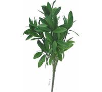 33 cm Plastic Artificial Bay Leaf Bush Green Foliage Florist Floral
