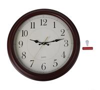 33 cm Wall Clock with Silent Non Ticking Feature Vintage Style Battery Operated Easy to Read for Living Spaces