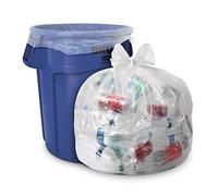 33 Gallon Clear Trash Bags - (Huge 100 Pack) - 33' x 39' - 1.5 MIL (Equivalent) - CSR Series - Heavy Duty Industrial Liners Clear Garbage Bags for Recycling, Contractors, Storage, Outdoor