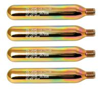 33 Gram CO2 Rearming Cylinder for Auto Manual Version of Inflatable Jackets Life Vests Waist Belt Personal Flotation Device PFD-Rearming Accessories 1/2-inch Replacement Thread CO2 Cartridges 4 PCS