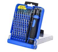 33 in 1 Screwdriver Set with Special-Shaped Bits for Mobile Phone Repair, Compatible with Small Appliances Like Watches, Cameras, Drones, Blue Blue