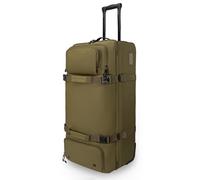 33-inch Large Rolling Duffle Bag with Wheels and Handle,100L Travel Duffel Luggage Durable Ripstop Polyester Material, Dark Green