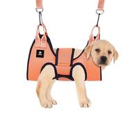 33 Paws Dog Grooming Hammock - Dog Sling for Grooming, Pamper Your Furry with This Stress-Free Dog Grooming Kit - Orange, Small