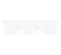33 Pcs DIY Painting Template Hollow Out Drawing Stencil | Plastic, Washable Reusable Design, Portable for Paper Fabric, Classroom Art Activities and Wall Decor