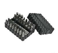 33 Pcs Security Screwdriver Set 1/4 Inch Shank With Holder, for torx Star Bits For Manual Or Drill Use, for ideal For Vehicle Computer Electronic Repair