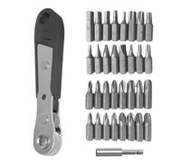 33-Piece Special-Shaped Screwdriver and 1-Piece Rotary Wrench, Hand and Electronic Screwdriver, 1/4 Hexagonal Drill Bit Set for Cordless Screwdriver.