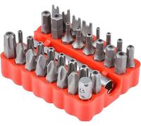 33-piece Tamper-Proof Security Bit Set with Magnetic Hex Bits - Compatible with Drills & Screwdrivers, Organized in A Durable Case for Easy Access