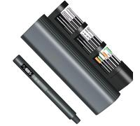 33 Piece Whirling Tool Set Electric Crushing Pen with Varied Divisions for Engraving Polishing and Detail Work Wood Engraving Pen