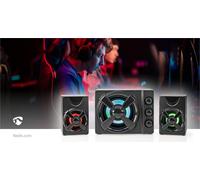 Nedis USB 33w USB 2.1 Powered Gaming Speakers RGB 3.5mm Jack PC Xbox PlayStation