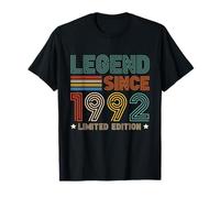 33 Years Old Legend Since 1992 33rd Birthday Retro Cool T-Shirt
