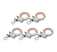 330 Degree Adjustable Bridge Roller Steel Clamp 65mm Cable Smooth Wire Pulling Tool for Electrical Conduits Wide Grip Conduits Alignment Pulley