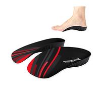 330+ lbs Plantar Fasciitis 3/4 Length Insoles, High Arch Support Orthotic Inserts for Women & Men, Flat Feet, Over-Pronation, Pain Relief for Walking Standing Running Heavy Duty Strong Support M