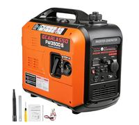3300W Portable Inverter Generator Powered Ultra-Quiet 4-Stroke 145cc | with CO Detection Silent Upgrade 6.8L Pure Sine Wave Generator for Camping, RV Travel, Home