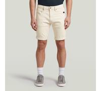 3301 Slim Shorts - White - Men 34