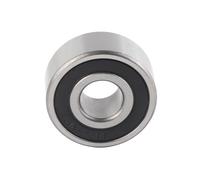 3304 2RS Double Row Angular Ball Bearing Low Noise Cylindrical Roller Bearings High Performance Chrome Steel 20x52x22mm for Textile Machinery Printing Machinery