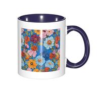 330ml Ceramic Tea Coffee Mug with Exquisite Fade-Resistant Hello Hawaii Prints Perfect for Coffee,Tea,Latte,Hot Cocoa
