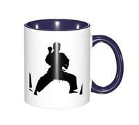 330ml Ceramic Tea Coffee Mug with Exquisite Fade-Resistant Karate Prints Perfect for Coffee,Tea,Latte,Hot Cocoa