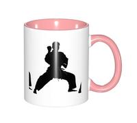 330ml Ceramic Tea Coffee Mug with Exquisite Fade-Resistant Karate Prints Perfect for Coffee,Tea,Latte,Hot Cocoa