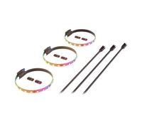 330mm HYTE LS10 qRGB Light Strip 3PK, 20-Pixel, HYTE Nexus, 12V