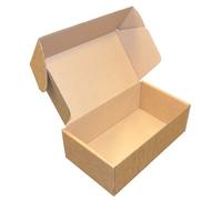 330mm x 195mm x 115mm Brown Parcel Sized Die Cut Folding Post Postal Packing Boxes Cartons Qty 10