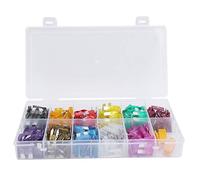 330pcs Blade Kit Small Medium Mini Size 2A-40A Assortment with Yellow Clips for Auto Car